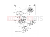 Cylinder Head - Kawasaki NINJA 250R (EX250KBFA) 2011