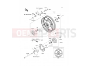 Rear Hub - Kawasaki NINJA 250R (EX250KBFA) 2011