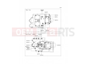 KAWASAKI W800 (EJ800ABF) Crankcase Bolt Pattern