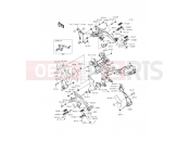 Footrests - Kawasaki ER-6f (EX650ECF) 2012