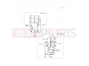 Crankcase Bolt Pattern - Kawasaki NINJA 250R (EX250KCF) 2012