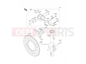 Front Brake - Kawasaki NINJA 250R (EX250KCF) 2012