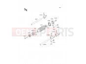 Gear Change Drum/Shift Fork(s) - Kawasaki VERSYS (KLE650CCF) 2012