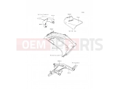 KAWASAKI ER-6f ABS (EX650FDS) Decals(White)