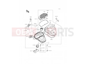 KAWASAKI Ninja 650 ABS (EX650FDS) Air Cleaner