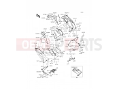 KAWASAKI Ninja 650 ABS (EX650FDS) Cowling Lowers