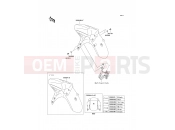 KAWASAKI VERSYS ABS (KLE650DDF) Front Fender(s)
