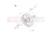 KAWASAKI VERSYS ABS (KLE650DDF) Front Hub