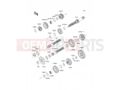 KAWASAKI D-TRACKER 125 (KLX125DEF) Transmission