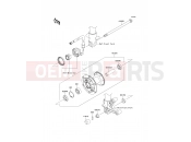 KAWASAKI D-TRACKER 125 (KLX125DEF) Front Hub