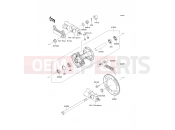 KAWASAKI D-TRACKER 125 (KLX125DEF) Rear Hub
