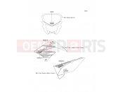 KAWASAKI D-TRACKER 125 (KLX125DEF) Decals(Orange)