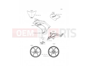 KAWASAKI ER-6f (EX650EEF) Decals(Red)