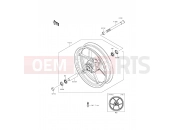 KAWASAKI ER-6f ABS (EX650FEF) Front Hub