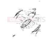 KAWASAKI J300 ABS (SC300BEF) Seat Cover