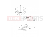 KAWASAKI 2014 Decals(White)