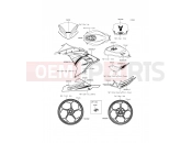 KAWASAKI NINJA 300 (EX300AEFA) Decals(Green)