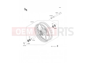 Front Hub - Kawasaki VERSYS 1000 (KLZ1000AEF) 2014