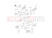 KAWASAKI KAZER (AN110-D3) Footrests