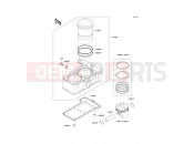 KAWASAKI KLE250 (KLE250-A6) Cylinder/Piston(s)
