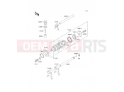 KAWASAKI KLE250 (KLE250-A6) Gear Change Drum/Shift Fork(s)