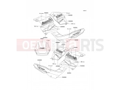 KAWASAKI KLE250 (KLE250-A6) Decals(White/Green)