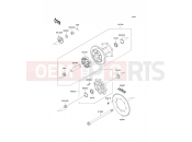 KAWASAKI KLR650 (KL650-C7) Rear Hub