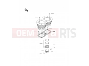 KAWASAKI W650 (EJ650-A3) Cylinder/Piston(s)