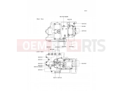 KAWASAKI W650 (EJ650-A3) Crankcase Bolt Pattern