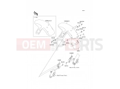 KAWASAKI ER-6f ABS (EX650B6F) Front Fender(s)