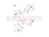 KAWASAKI KLE500 (KLE500B7F) Footrests