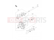 KAWASAKI KLE500 (KLE500B7F) Front Hub