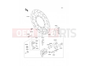 KAWASAKI KLE500 (KLE500B7F) Front Brake