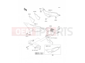 KAWASAKI KLE500 (KLE500B7F) Side Covers/Chain Cover
