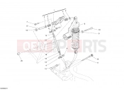 DUCATI Monster S4RS REAR SHOCK ABSORBER » SWING ARM