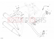 DUCATI Sportclassic 1000 Single-Seat EXHAUST SYSTEM » EXHAUST SYSTEM