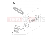 KAWASAKI MULE 4010 4x4 (KAF620THF) Driven Converter/Drive Belt