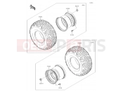 KAWASAKI MULE 4010 4x4 (KAF620THF) Wheels/Tires