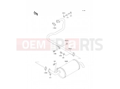 KAWASAKI MULE 550 (KAF300-C4) Muffler(s)