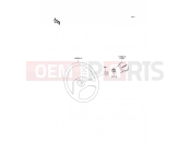KAWASAKI MULE 550 (KAF300-C4) Steering Wheel