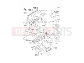 KAWASAKI MULE 600 (KAF400B7F) Frame Fittings(Front)