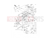 KAWASAKI MULE 600 (KAF400B7F) Frame Fittings(Rear)