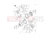 KAWASAKI MULE 610 4x4 (KAF400A9F) Rear Hub