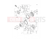 KAWASAKI MULE 610 4x4 (KAF400AEF) Rear Hub