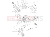 KAWASAKI MULE PRO-DXT (KAF1000BHF) Brake Pedal