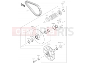 KAWASAKI MULE PRO-DXT (KAF1000AKF) Driven Converter/Drive Belt