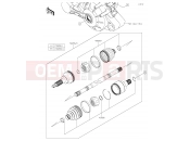 KAWASAKI MULE PRO-DXT (KAF1000AKF) Drive Shaft-Rear