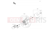 KAWASAKI MULE PRO-DXT (KAF1000AKF) Steering Wheel
