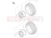 KAWASAKI MULE PRO-DXT (KAF1000BKF) Tires