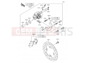KAWASAKI MULE PRO-FX (KAF820HHF) Front Brake